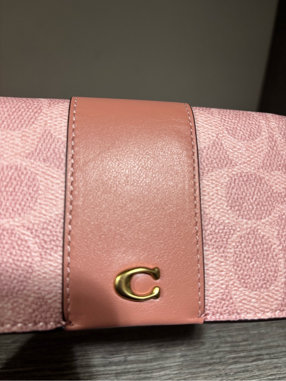 Coach Essential Mini Signature Canvas Slim Card Case Wallet - Picture 3 of 9